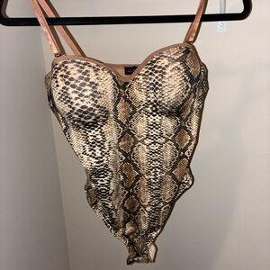 Snake Print Bodysuit